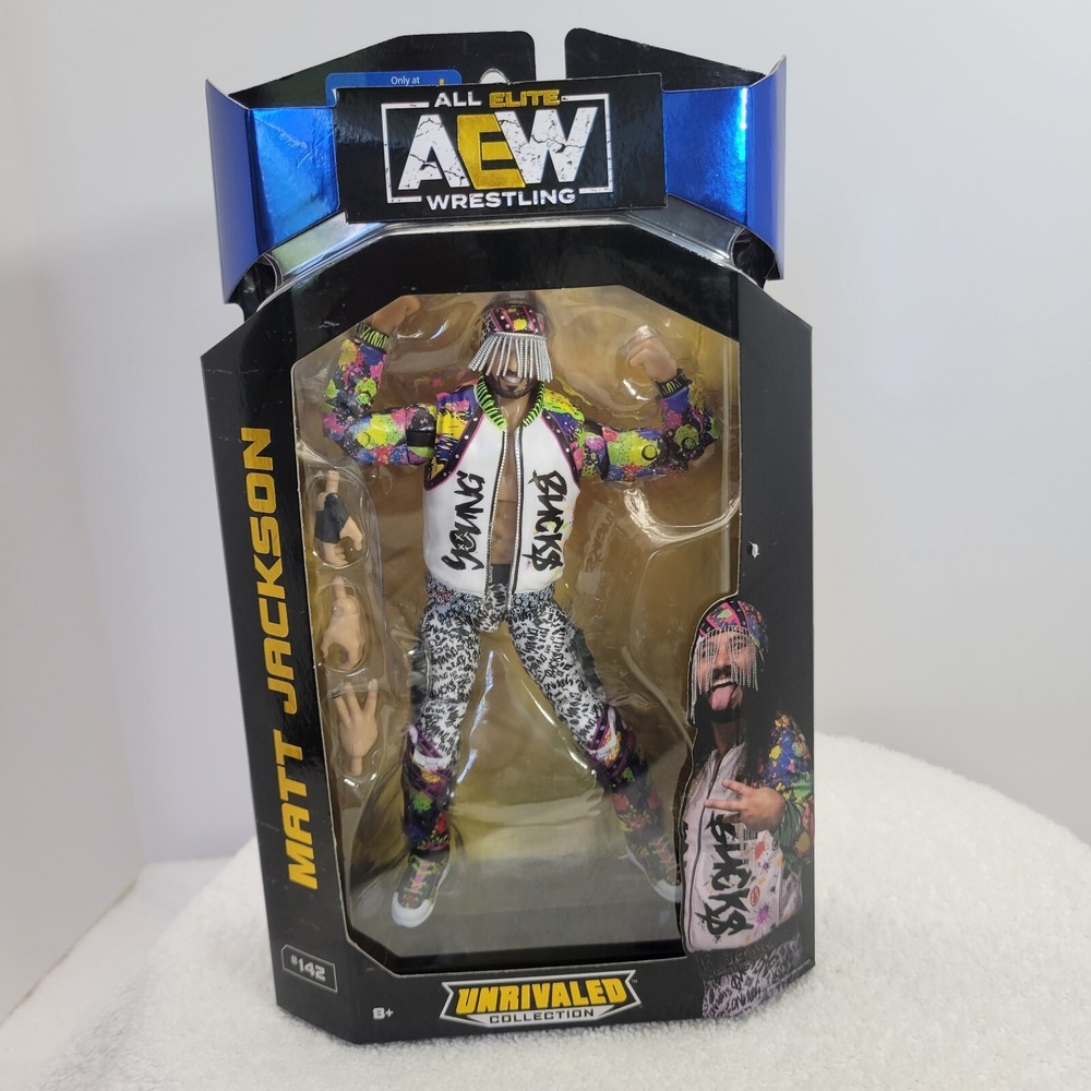 AEW Unrivaled Series Matt Jackson Action Figure Exclusive #142 Young Bucks New
